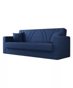 Divano letto 'ibiza' 3 posti tessuto blue jeans, 214x81x89 cm