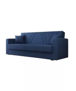 Divano letto 'ibiza' 3 posti tessuto blue jeans, 214x81x89 cm