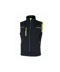 Gilet da lavoro saturn black carbon u-power - taglia l