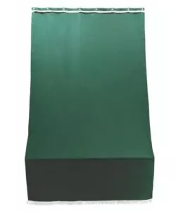 Tenda da sole con anelli per porta verde, h 300 x 140 cm