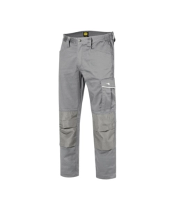 Diadora pantaloni da lavoro rock stretch grigio, tg. m