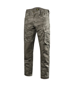 Diadora pantalone da lavoro pant rock camo performance grigio camouflage, tg. m