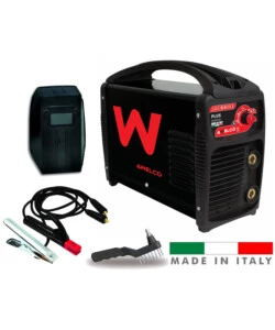 Saldatrice inverter mma ad elettrodo rivestito awelco plus 210 made in italy