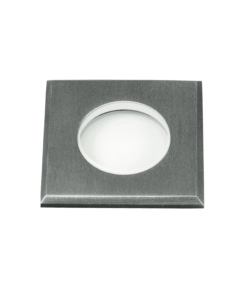 Faretto ad incasso calpestabile "impact" luce fredda, 45x45 mm