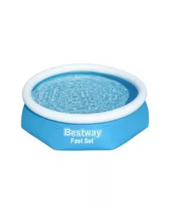 Piscina gonfiabile autoportante rotonda bestway "fast set" con pompa e filtro a cartuccia 244x61 cm  - cod. 57450