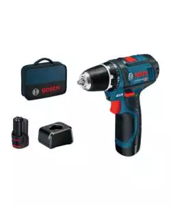 TRAPANO AVVITATORE A BATTERIA GSR 12V-15 CON 2 BATTERIE 12V 2AH PROFESSIONALE - BOSCH BLU