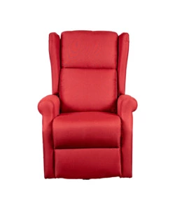 Poltrona con recliner elettrico bellahome "berg" tessuto bordeaux, 72,5x94x109 cm