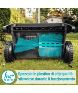 Spazzatrice raccogli foglie manuale gardena "3565-20" larghezza lavoro 49 cm