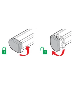 Set 2 tappi apribili per barre kargo-plus  n99964