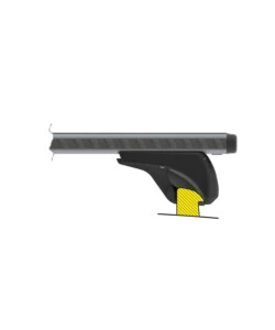 Coppia barre portatutto in alluminio silenzio in-rail - s - 108 cm  n15104