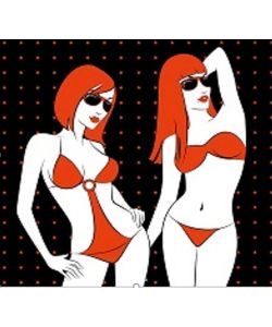 Pannello Riscaldante Da Parete red Bikini - 450 W in vendita online