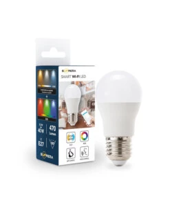 Lampadina 'minisfera' smart rgb+cct, 40w e27