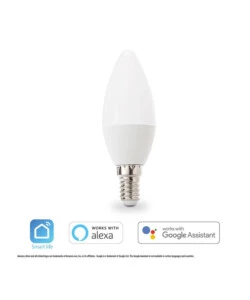 Lampadina "oliva" smart rgb+cct, 40w e14