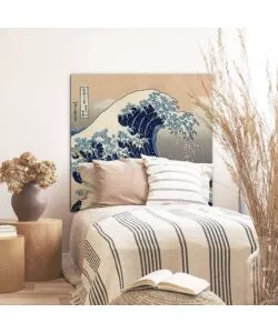 Testiera adesiva 'hokusai' per letto singolo, 78x95 cm