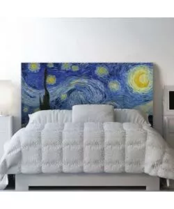 Testiera adesiva 'notte stellata' per letto matrimoniale, 78x165 cm