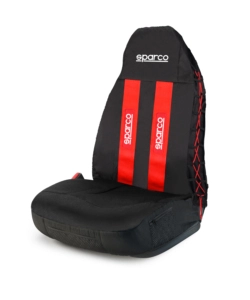 Coprisedile universale per auto sparco, colore rosso