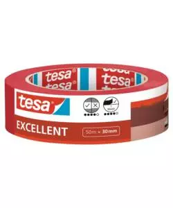 Nastro adesivo tesa 'excellent' in carta con superficie liscia 50 mt x 30 mm