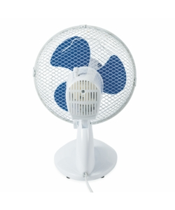 Ventilatore da tavolo bianco con lame, 25 w 23cm