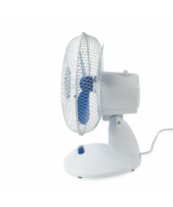 Ventilatore da tavolo bianco con lame, 25 w 23cm