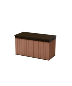 Baule d esterno keter 'darwin box 150g' in resina marrone, 142,9x65,5x78,2 cm