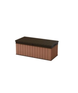 Baule keter 'darwin box 100g' in resina marrone, 142,9x65,5x54,4 cm