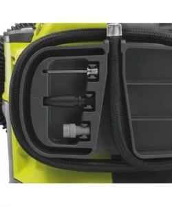 Compressore aria portatile a batteria ryobi "r18i-0" con accessori 18v, solo corpo macchina