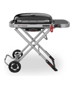 Barbecue a gas portatile weber 'traveler' con griglia 63,5x34,3 cm