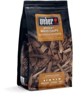 Legna da affumicatura weber 'whiskey' per barbecue 700 gr