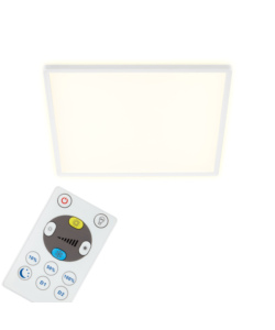 Plafoniera Led Con Ventilatore Levante Bianco in Acrilico Con Cct Dimmer e  Wifi . - INTEC - Acquista su Ventis.