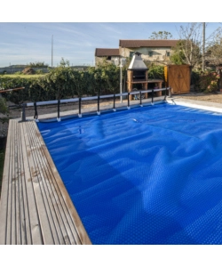 Rullo telo di copertura gre per piscine fuori terra ovali massimo 580 cm - cod. crp58