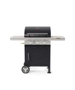 Barbecue a gas 3 fuochi barbecook 'spring 3112' con griglie in ghisa, 133x57x115 cm