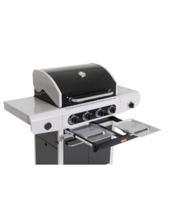 Barbecue a gas barbecook "siesta 412" con fornello laterale, 4 fuochi