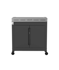 Armadio con piano da lavoro per barbecue barbecook 'buddy' in acciaio inox, 84x46x90 cm