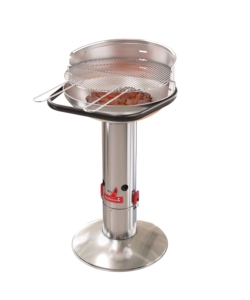 Barbecue a carbonella barbecook "loewy 50" in acciaio inox, diametro 47,5 cm