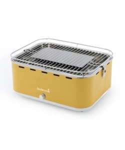 Barbecue a carbonella portatile da tavolo barbecook 'carlo' giallo, 38,5x28,5 cm