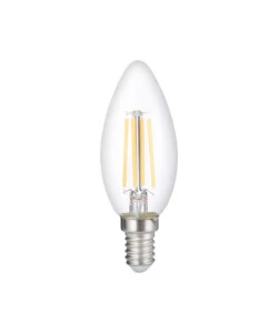 Lampadina led 'oliva' luce bianca, 60w e14