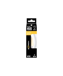 Lampadina led "oliva" luce calda, 60w e14