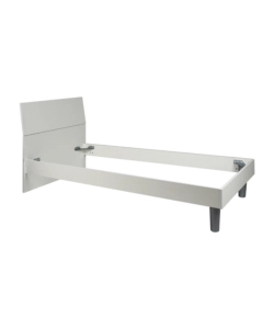 Letto singolo 'giotto' bianco, 89,5x205x88 cm