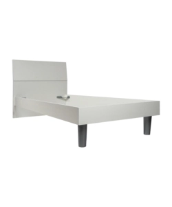 Letto singolo "giotto" bianco, 89,5x205x88 cm