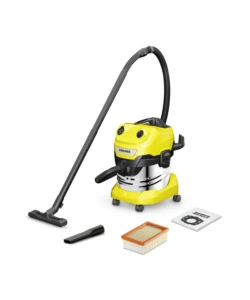 Aspiratore solidi liquidi elettrico karcher 'wd4s' 1000w 20 lt