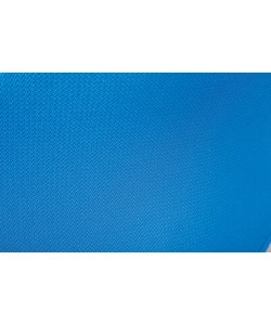 Sedia ufficio in tessuto azzurro e bianco, 52x56x94-103,5 cm