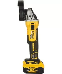 Smerigliatrice brushless a batteria dewalt dcg405pc con valigetta e due batterie da 18v 5.0 ah