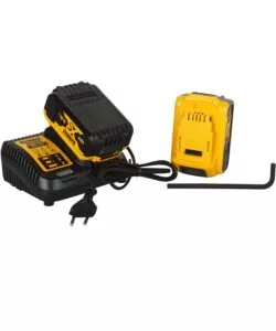 Smerigliatrice brushless a batteria dewalt dcg405pc con valigetta e due batterie da 18v 5.0 ah