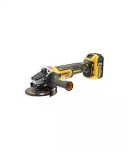 Smerigliatrice brushless a batteria dewalt dcg405pc con valigetta e due batterie da 18v 5.0 ah