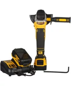 Smerigliatrice brushless a batteria dewalt dcg405pc con valigetta e due batterie da 18v 5.0 ah