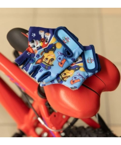 Coppia di guanti da bici "paw patrol" senza dita