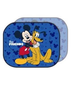 Coppia tendine auto laterali 'disney mickey mouse', 44x35 cm