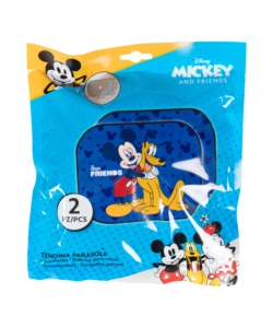 Coppia tendine auto laterali "disney mickey mouse", 44x35 cm