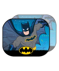 Coppia tendine auto laterali 'batman', 44x35 cm