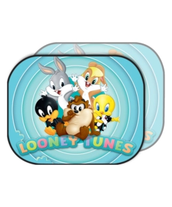 Coppia tendine auto laterali 'looney tunes' 44x35 cm